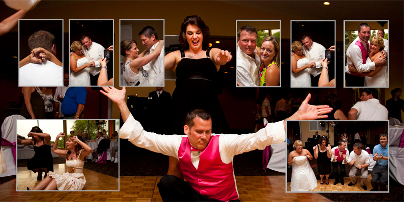 photographing the wedding dances