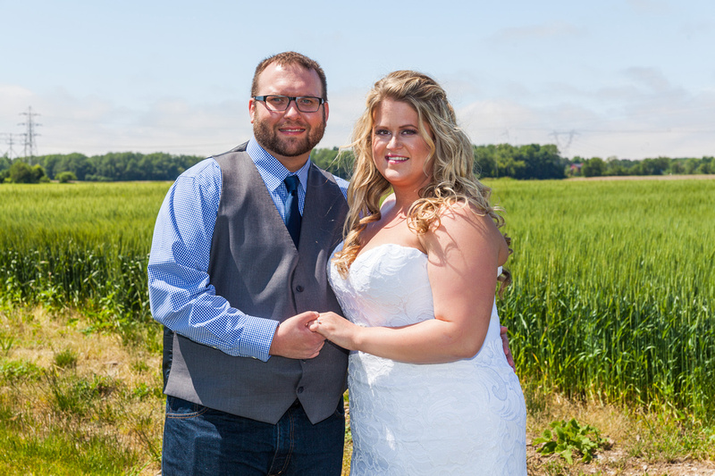 The wedding in the Farmers Field