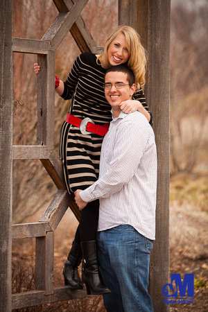 Photograph of engagement couple